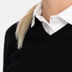 PD V-Neck Svart-Ivanhoe