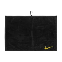 Performance Golf Handduk Svart Gul-Nike Clearance