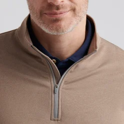 Perth Melange Performance Quarter Zip-Peter Millar Sale
