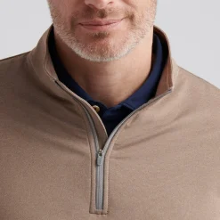 Perth Melange Performance Quarter Zip-Peter Millar Sale