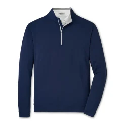 Perth Performance Quarter-Zip Blå-Peter Millar New