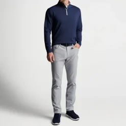 Perth Performance Quarter-Zip Blå-Peter Millar New