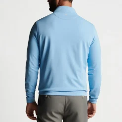 Perth Performance Quarter-Zip Blå-Peter Millar Sale