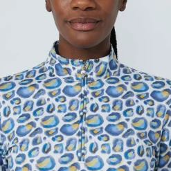 Print Peached Half Neck-Daily Sports Outlet