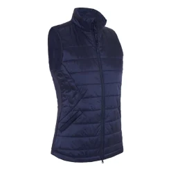 Quilted Puffer Vest Blå-Callaway Outlet