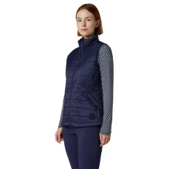 Quilted Puffer Vest Blå-Callaway Outlet