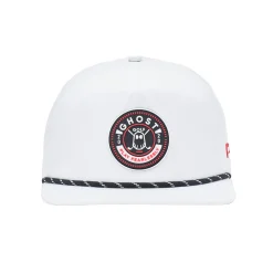 Retro Golfer Snapback Vit-Ghost Golf Clearance