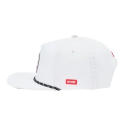 Retro Golfer Snapback Vit-Ghost Golf Clearance
