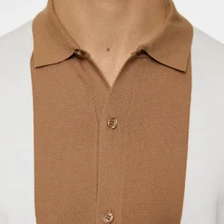 Rue Knitted Polo Shirt Vit-J.Lindeberg New