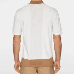 Rue Knitted Polo Shirt Vit-J.Lindeberg New