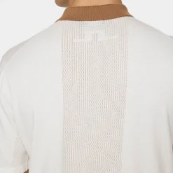 Rue Knitted Polo Shirt Vit-J.Lindeberg New