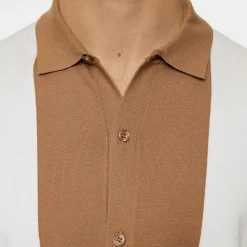 Rue Knitted Polo Shirt Vit-J.Lindeberg New