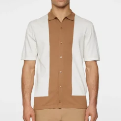 Rue Knitted Polo Shirt Vit-J.Lindeberg New