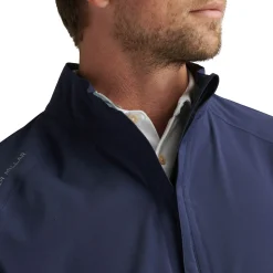Shield Half-Zip Rain Shell Blå-Peter Millar Outlet