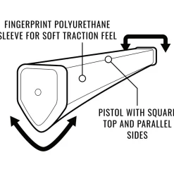Sink fit PU Squaretop Putter-Lamkin New