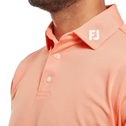 Stretch Pique Solid Grön-FootJoy Sale