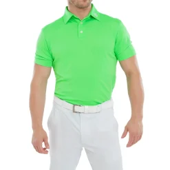 Stretch Pique Solid Grön-FootJoy New