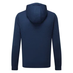 Textured Knit Hoodie Blå-FootJoy Discount