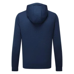 Textured Knit Hoodie Blå-FootJoy Discount