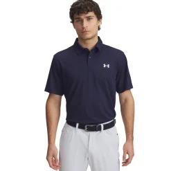 T2G Pique Polo Blå-Under Armour