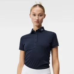 Tour Tech Golf Polo Blå-J.Lindeberg New