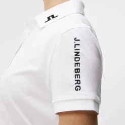 Tour Tech Golf Polo Vit-J.Lindeberg Sale