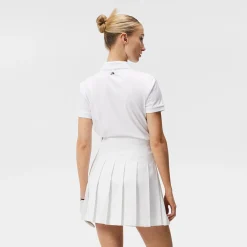 Tour Tech Golf Polo Vit-J.Lindeberg Sale