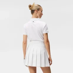 Tour Tech Golf Polo Vit-J.Lindeberg Sale