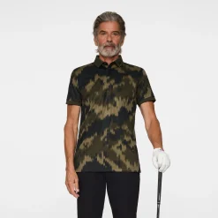 Tour Tech Print Polo-J.Lindeberg