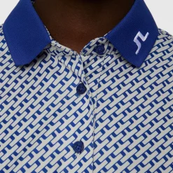 Tour Tech Print Polo-J.Lindeberg Outlet
