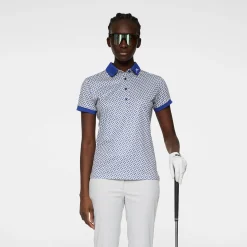 Tour Tech Print Polo-J.Lindeberg Outlet