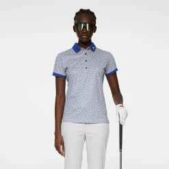 Tour Tech Print Polo-J.Lindeberg Outlet