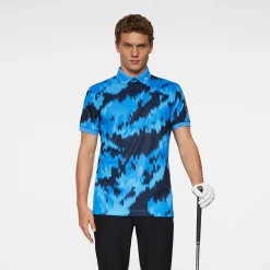 Tour Tech Print Polo-J.Lindeberg Outlet