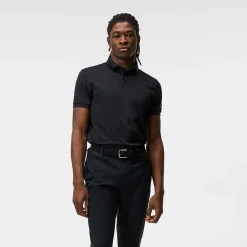 Tour Tech Reg Fit Golf Polo Svart-J.Lindeberg Best
