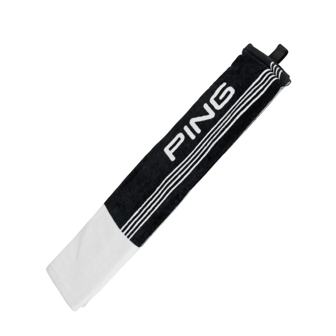 Towel Tri-fold Black/White-Ping New