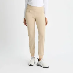 Twill Stretch Pull On Pant Beige-Röhnisch Clearance
