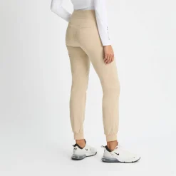 Twill Stretch Pull On Pant Beige-Röhnisch Clearance