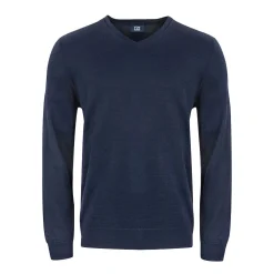 Vernon V-Neck Merino Blå-Cutter & Buck Best