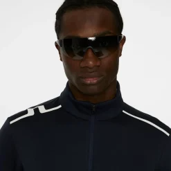 Vinnie Quarter Zip Mid Layer Blå-J.Lindeberg Hot