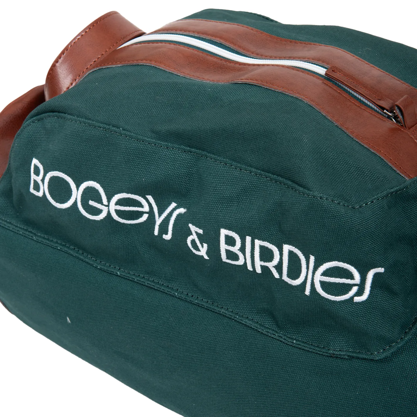 Vintage Sunday Carry Bag Grön Vit-Bogeys & Birdies Best