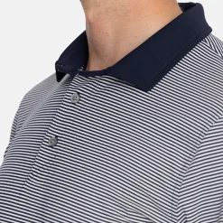 Virtue Polo Stripes Blå-Cutter & Buck Best