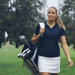 Virtue Polo V-Neck Blå-Cutter & Buck