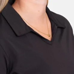 Virtue Polo V-Neck Svart-Cutter & Buck New