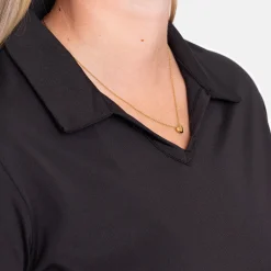 Virtue Polo V-Neck Svart-Cutter & Buck New