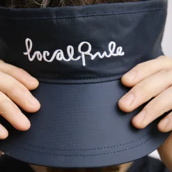 Visor Italic Logo Blå-Local Rule Hot