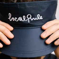Visor Italic Logo Blå-Local Rule Hot