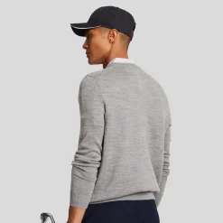 V-Neck Merino Blend Grå-Lyle & Scott