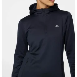 W Aerial Quarter Hood Blå-J.Lindeberg Discount