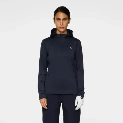 W Aerial Quarter Hood Blå-J.Lindeberg Discount