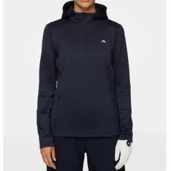 W Aerial Quarter Hood Blå-J.Lindeberg Discount